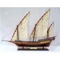 Jabeque. nave modelo corsair de argelino 70cm